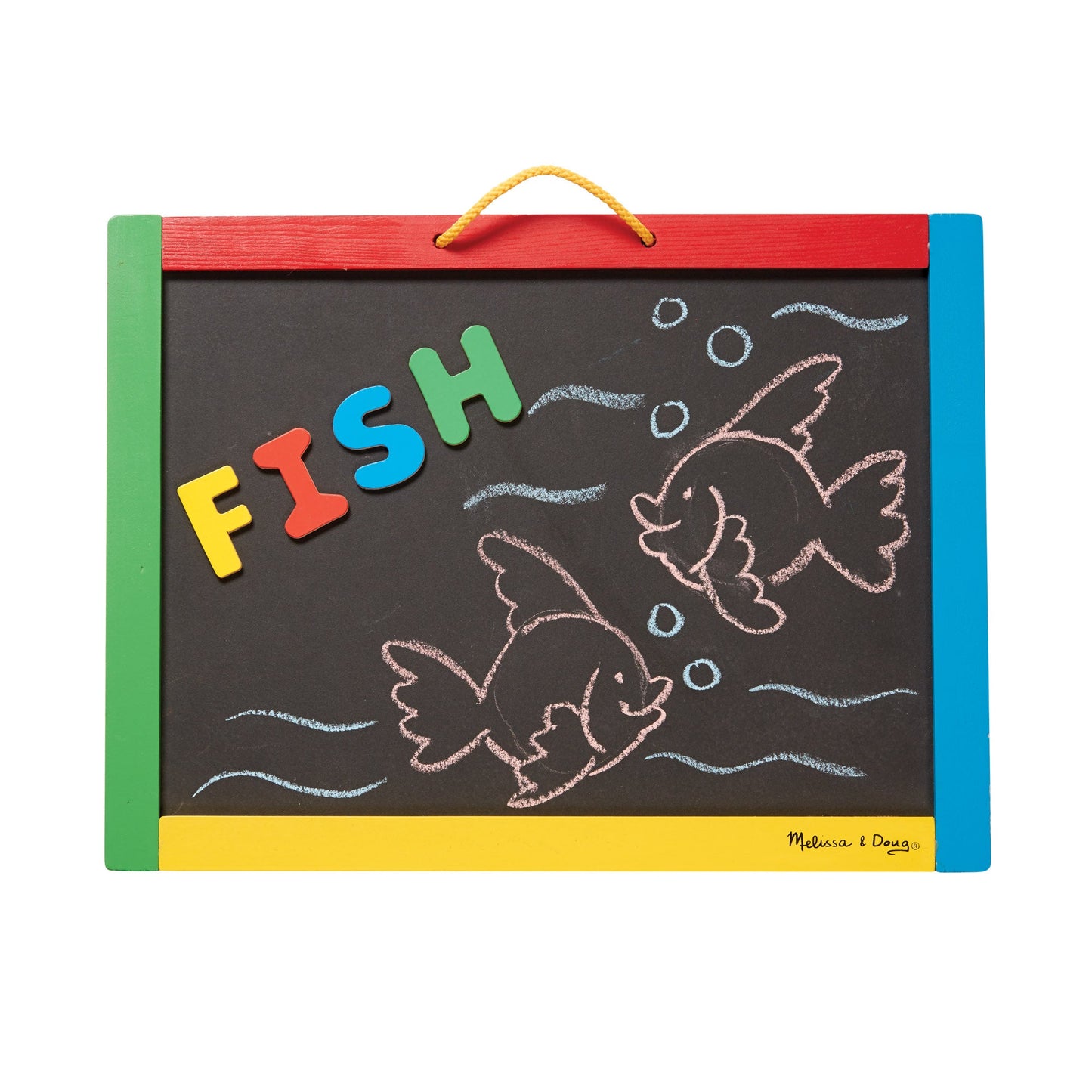Melissa & Doug Magnetic Chalkboard and Dry-Erase Board