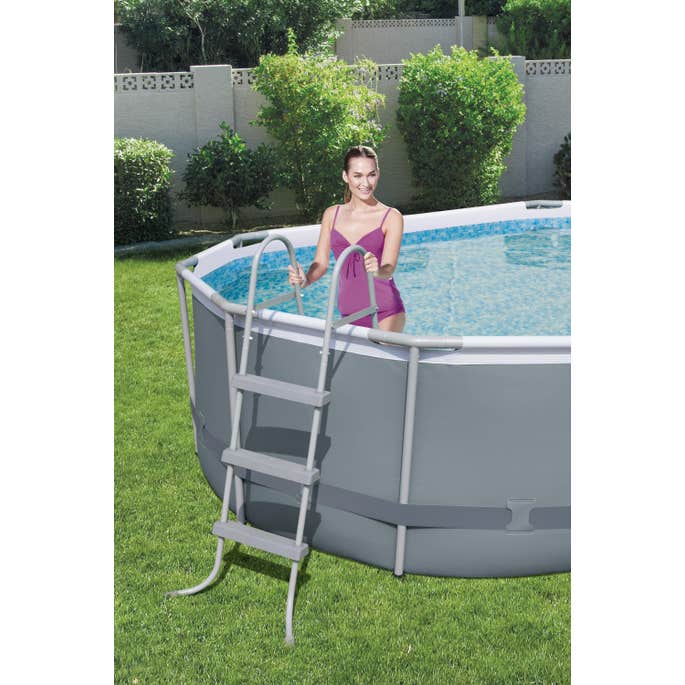 Bestway Power Steel 14' X 8'2" X 39.5" Above Ground Pool Set