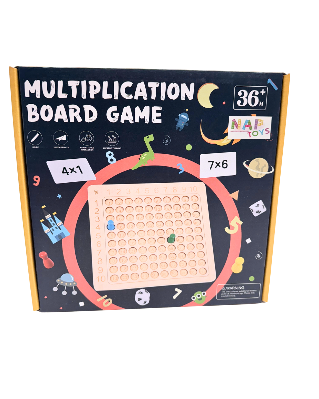 Juego Montessori de Multiplicación en Madera – NAP Toy Shop
