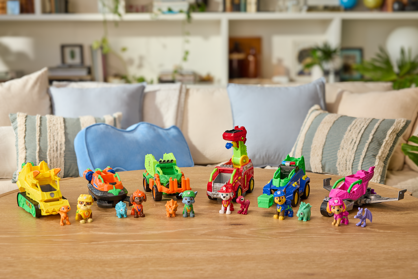 PAW Patrol: The Dino Movie, Marshall Dino Rescue Firetruck with Rubarb Figure