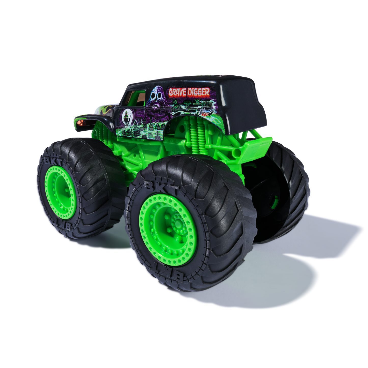 Monster Jam 1:24 Grave Digger Lights & Sounds Truck – Official Monster Jam Toy