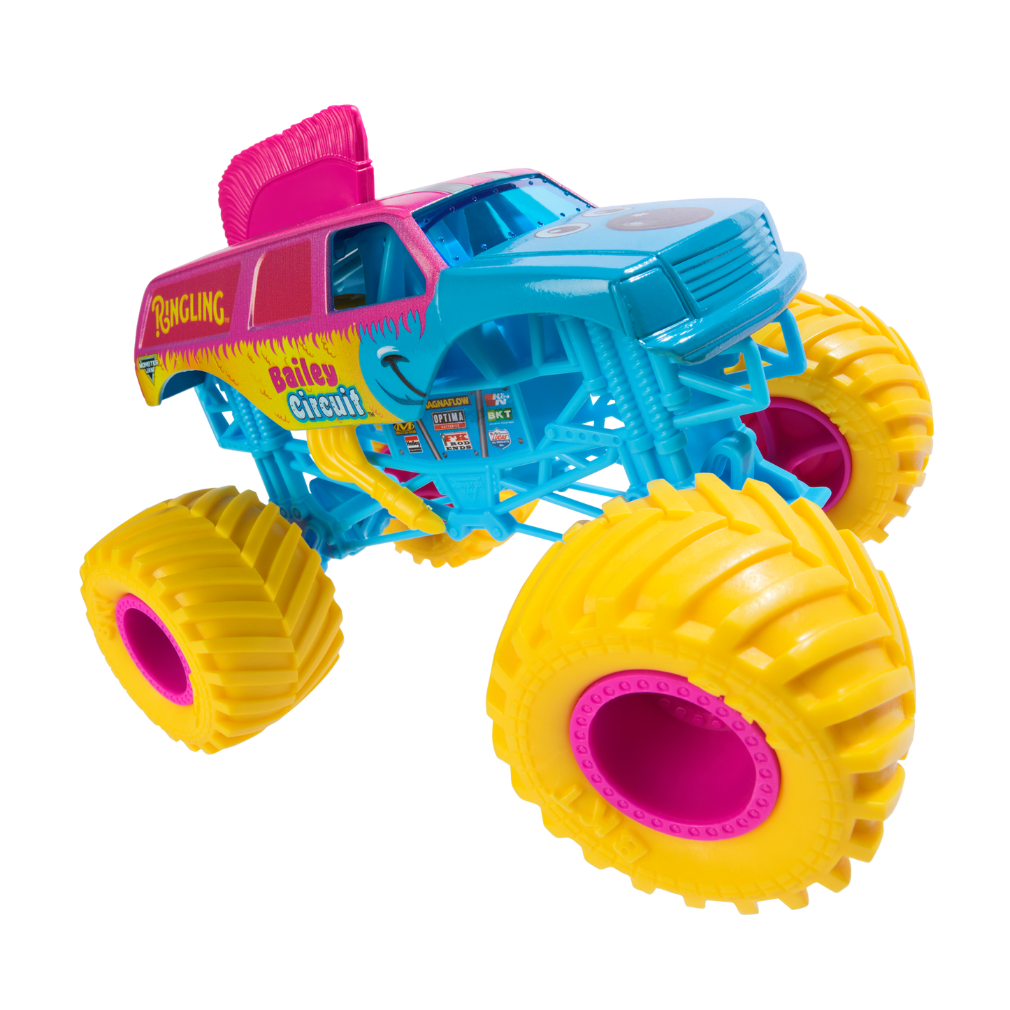 🤡 Monster Jam 1:24 Scale Die‑Cast Collector Truck – “Bailey Circuit”