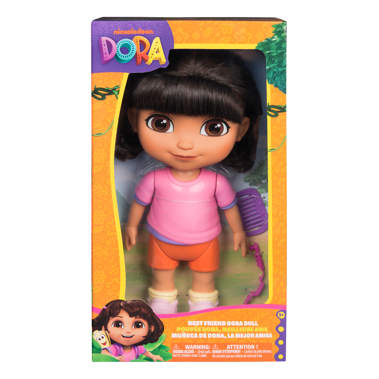 Dora 13-Inch Doll with Rooted Hair & Accessories
