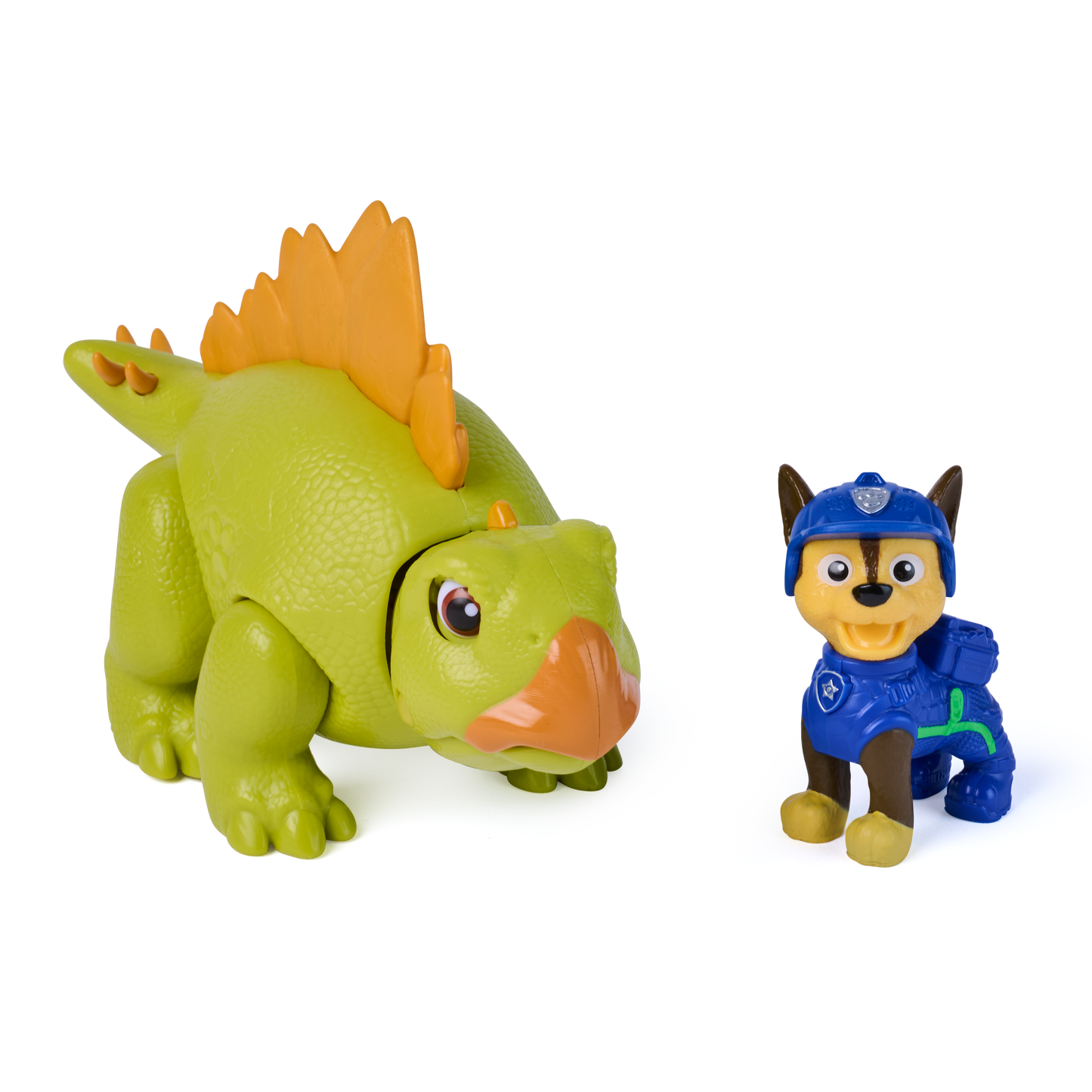 PAW Patrol: The Dino Movie, Roaring Pup Pals Chase with Stegosaurus Figure