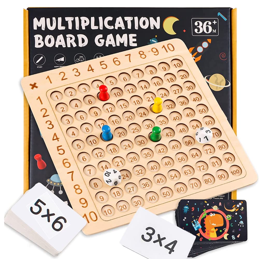 Juego Montessori de Multiplicación en Madera – NAP Toy Shop