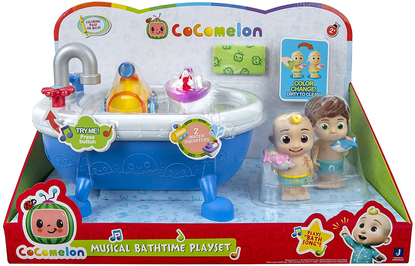 Cocomelon Delux Bath Time Set