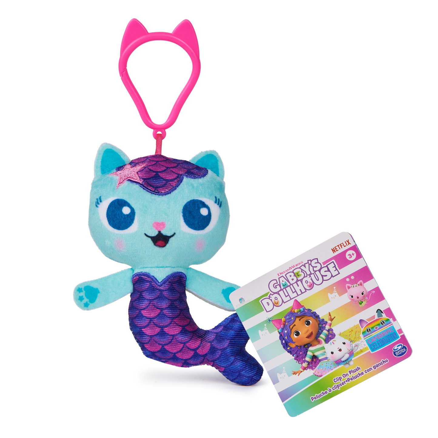 Gabby’s Dollhouse Mini Clip Plush – Assorted Characters
