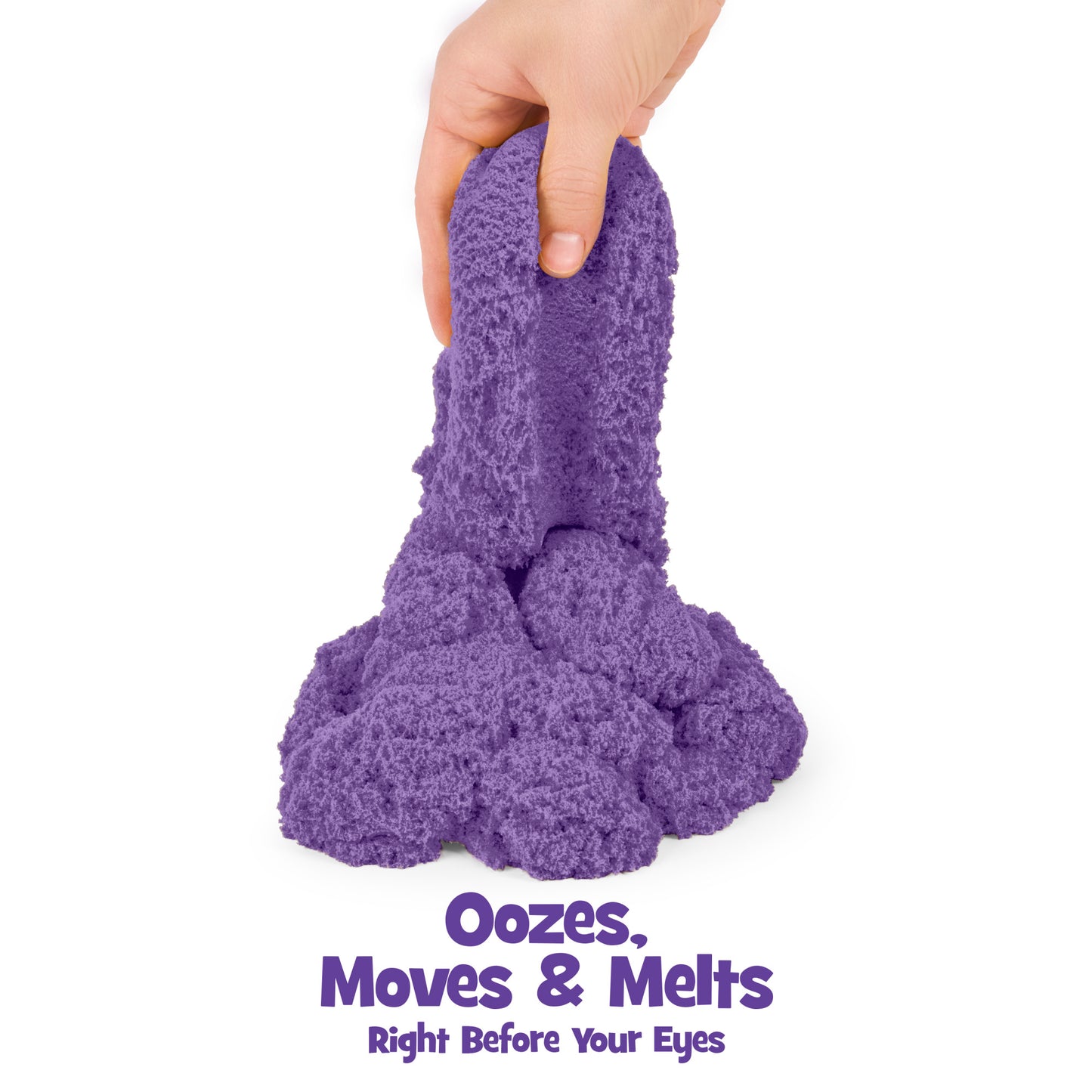 Kinetic Sand, The Original Moldable Sensory Play Sand Toys For Kids, Blue, 2 lb. Resealable Bag, Ages 3+