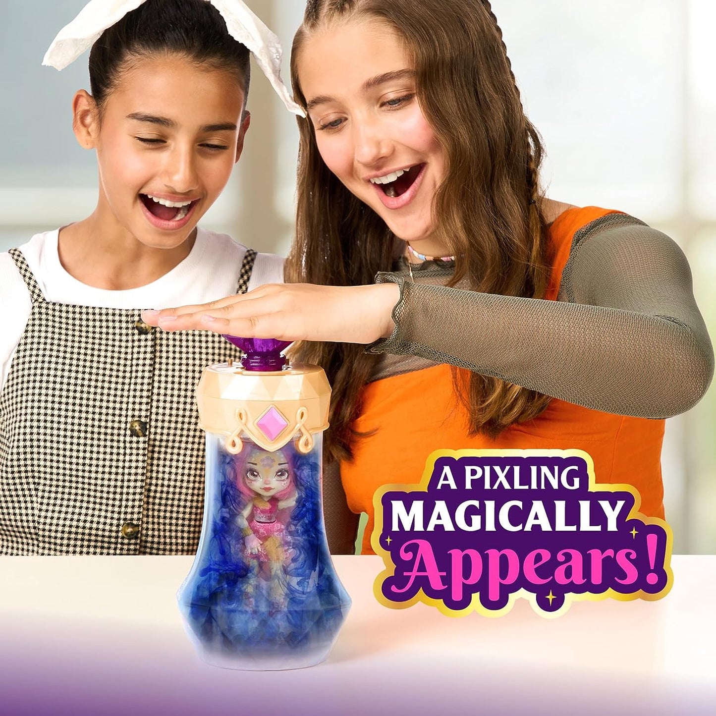 Magic Mixies Pixlings. Deerlee The Deer Pixling. Create and Mix A Magic Potion That Magically Reveals A Beautiful 6.5" Pixling Doll Inside A Potion Bottle!