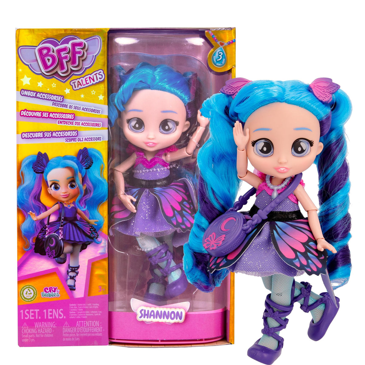 Rainbow High Cheer Violet Willow - Purple Cheerleader Fashion Doll with Pom Poms