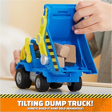 Rubble & Crew, Wheeler’s Dump Truck Toy with Movable Parts and a Collectible Action Figure, Kids Toys for Ages 3 and Up
