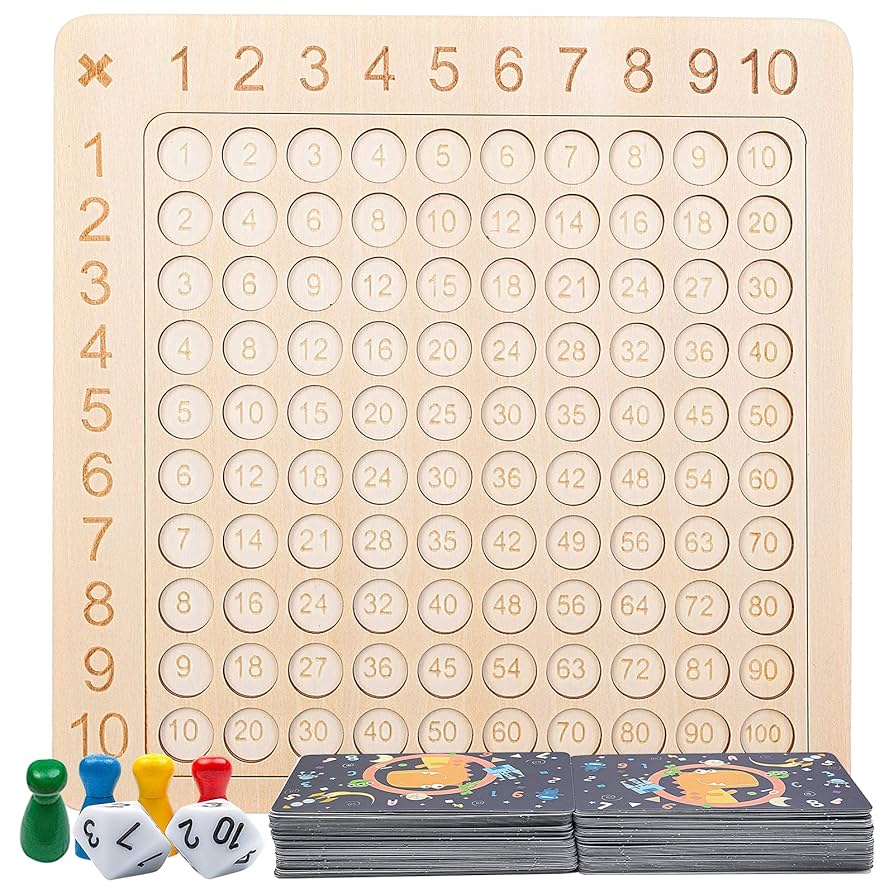 Juego Montessori de Multiplicación en Madera – NAP Toy Shop