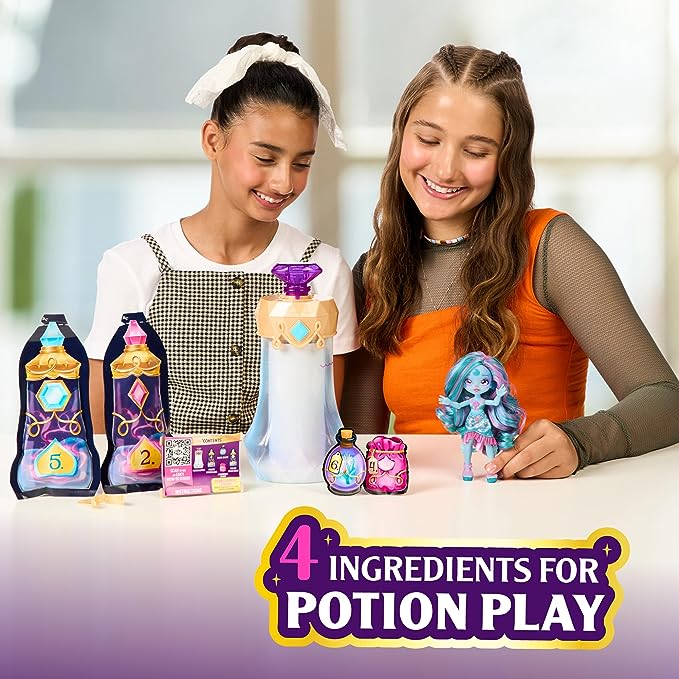 Magic Mixies Pixlings. Marena The Mermaid Pixling. Create and Mix A Magic Potion That Magically Reveals A Beautiful 6.5" Pixling Doll Inside A Potion Bottle!