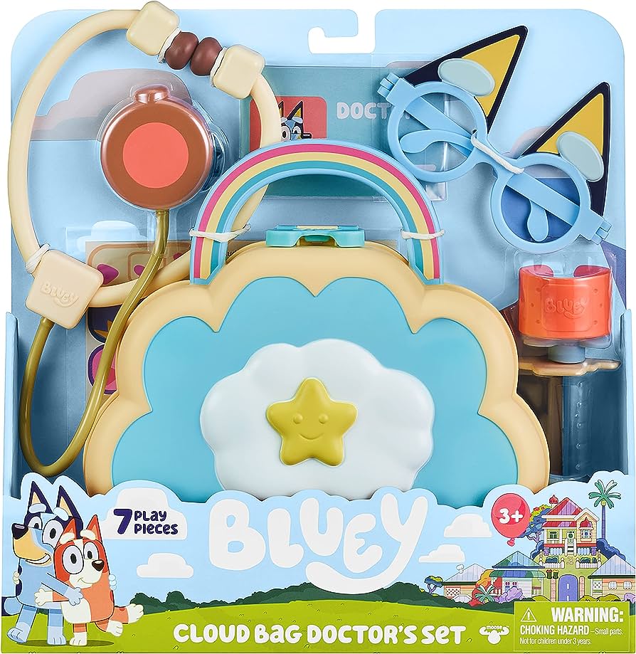 Bluey Cloud Bag Doctors Set