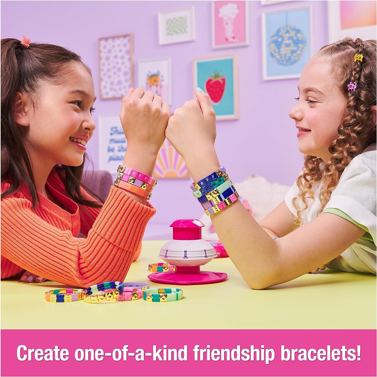 Cool Maker PopStyle Bracelet Maker, 170 Stylish Beads, 10 Bracelets, Storage, Friendship Bracelet Making Kit, DIY Arts & Crafts Kids Toys for Girls