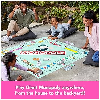 Giant Monopoly Game by Spin Master | Faster, Active Family Board Game