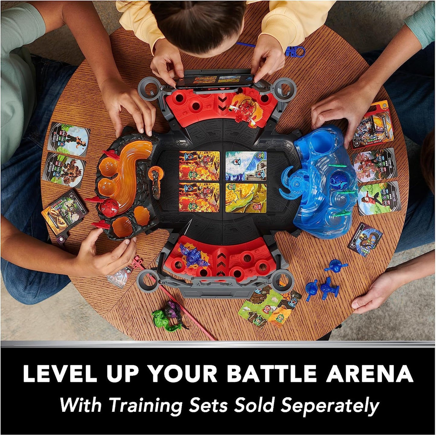 Bakugan Battle Arena with Exclusive Special Attack Dragonoid, Customizable, Spinning Action Figure and Playset, Kids Toys for Boys and Girls 6 and up