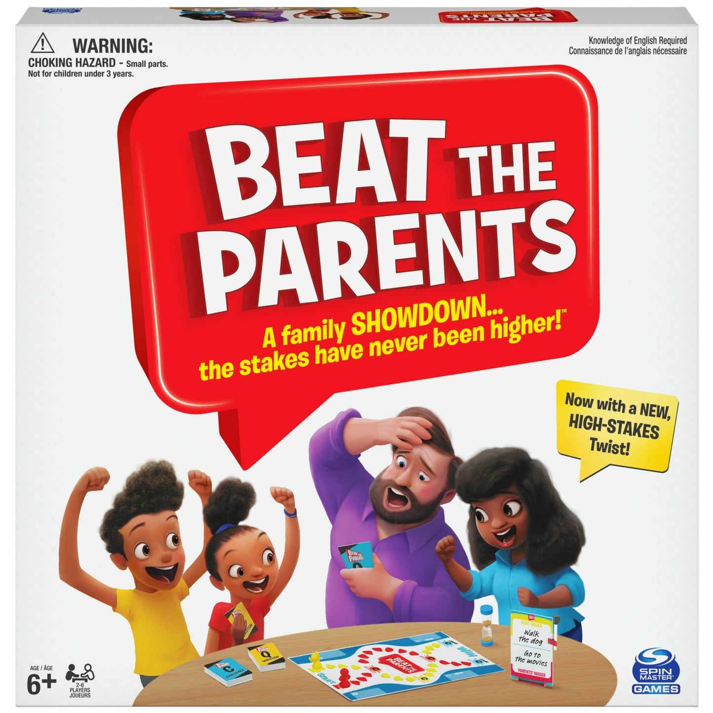 Beat the Parents Classic Family Trivia Game, Kids Vs Parents for Ages 6 and up