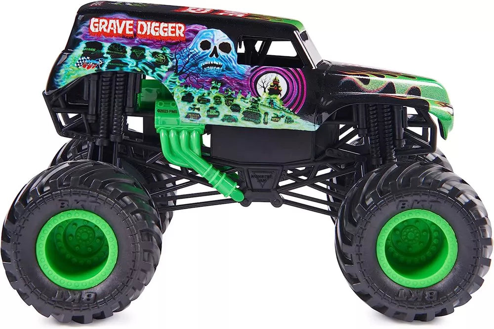 Monster Jam, Official Grave Digger Monster Truck, Collector Die-Cast Vehicle
