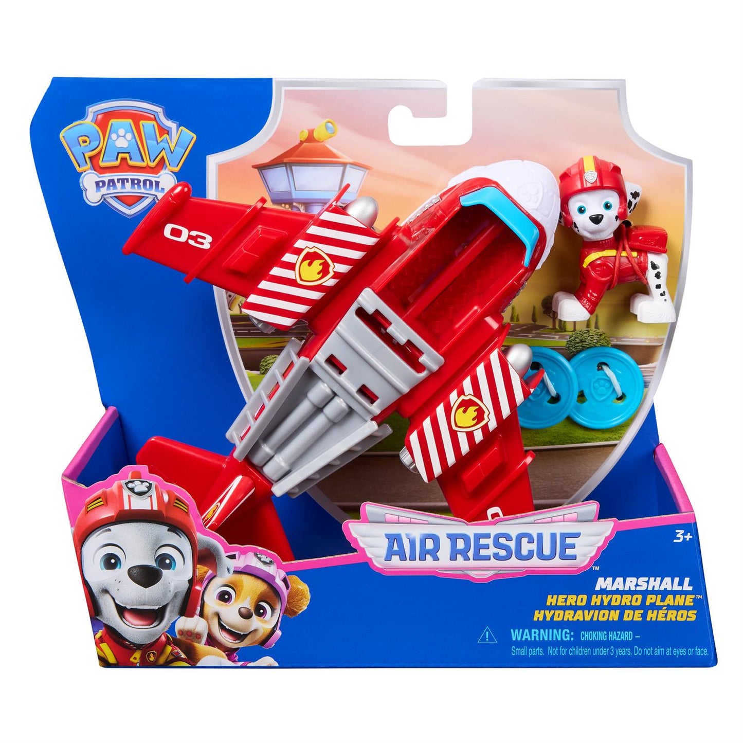 PAW Patrol Marshall Air Rescue Vehicle & Figure | Official Spin Master Toy