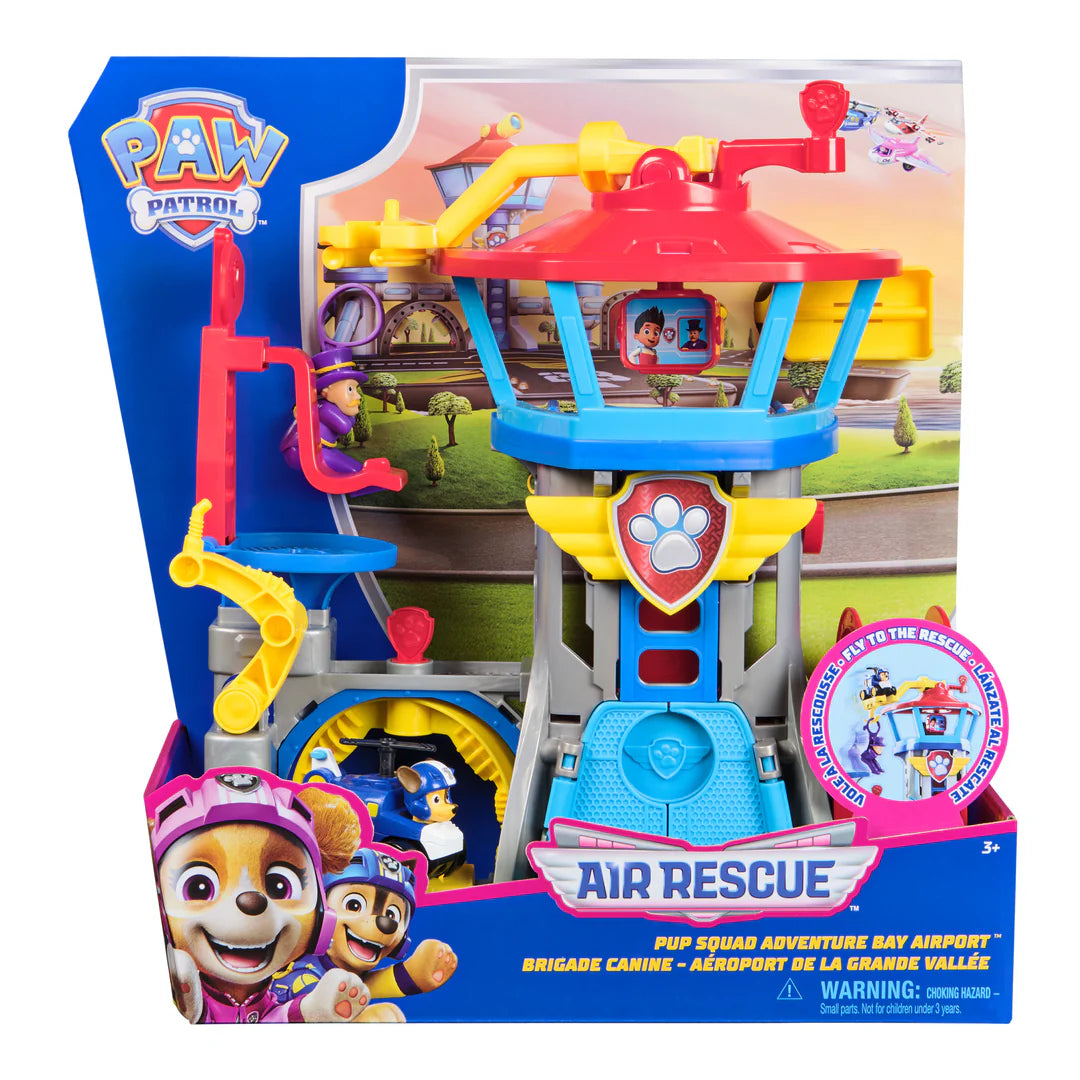 🛩️ PAW Patrol Air Rescue Pup Squad Adventure Bay Airport Playset
