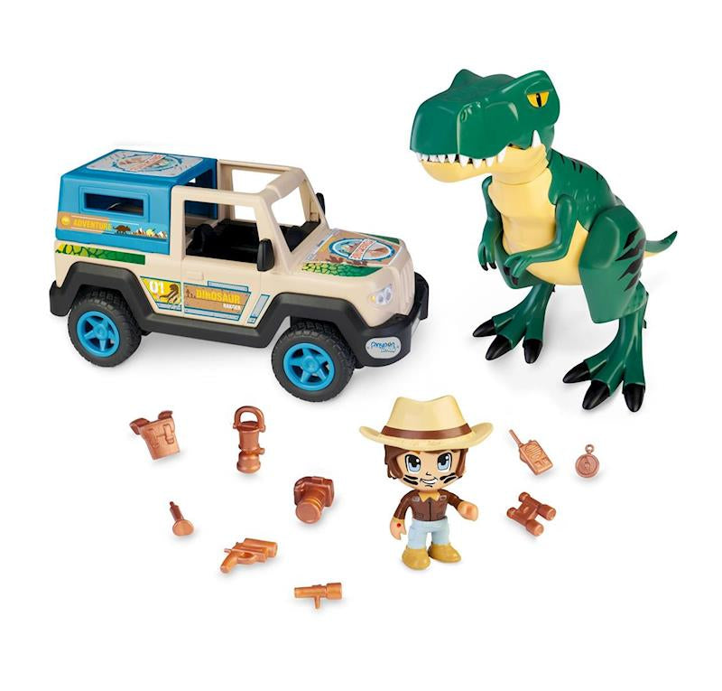 PINYPON ACTION WILD EXPLORADOR CON DINOSAURIO