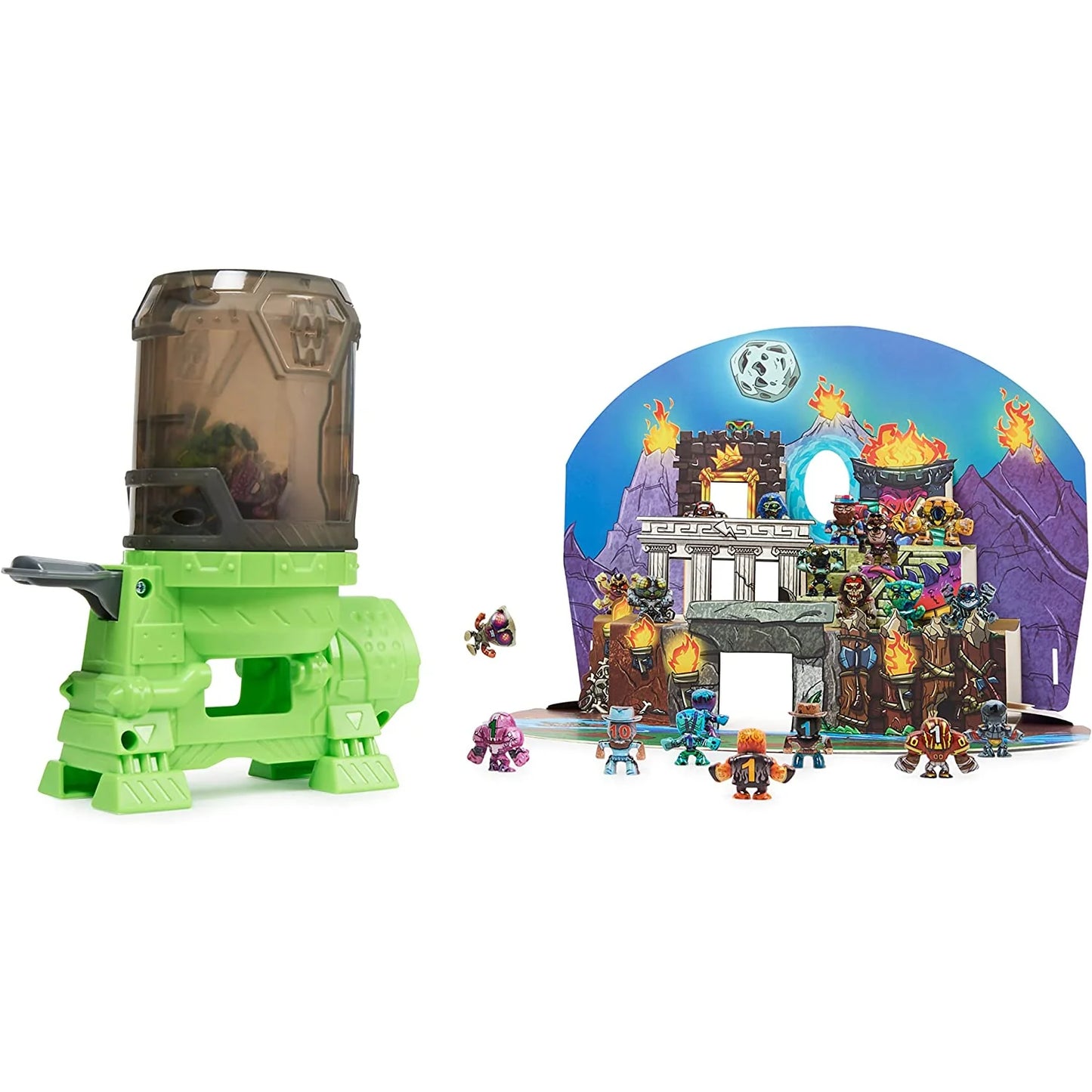 Million Warriors Battle Pack with 35 Collectible Figures, Launcher and Playset (Styles May Vary), Surprise Kids Toys for Boys and Girls Ages 5 and Up