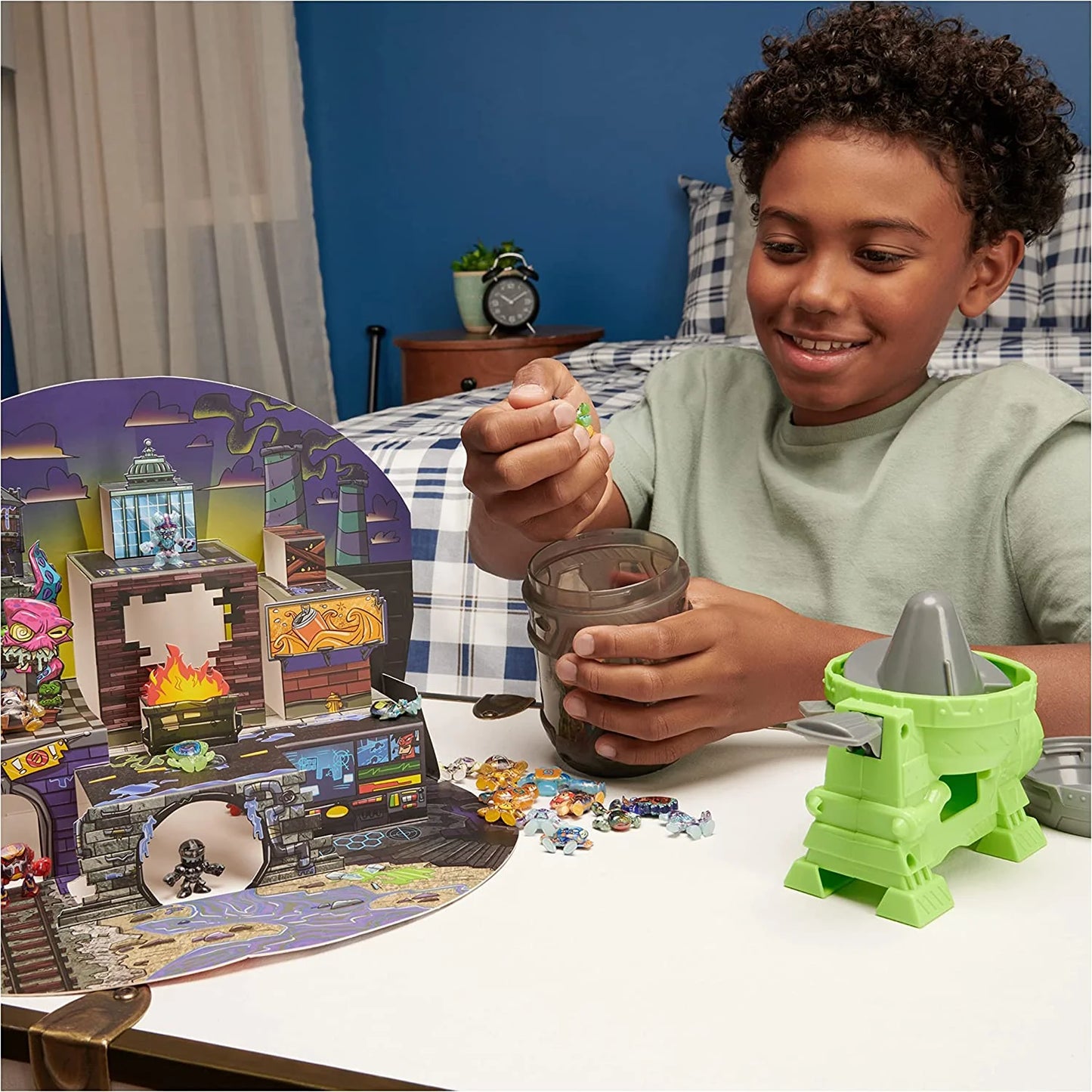 Million Warriors Battle Pack with 35 Collectible Figures, Launcher and Playset (Styles May Vary), Surprise Kids Toys for Boys and Girls Ages 5 and Up