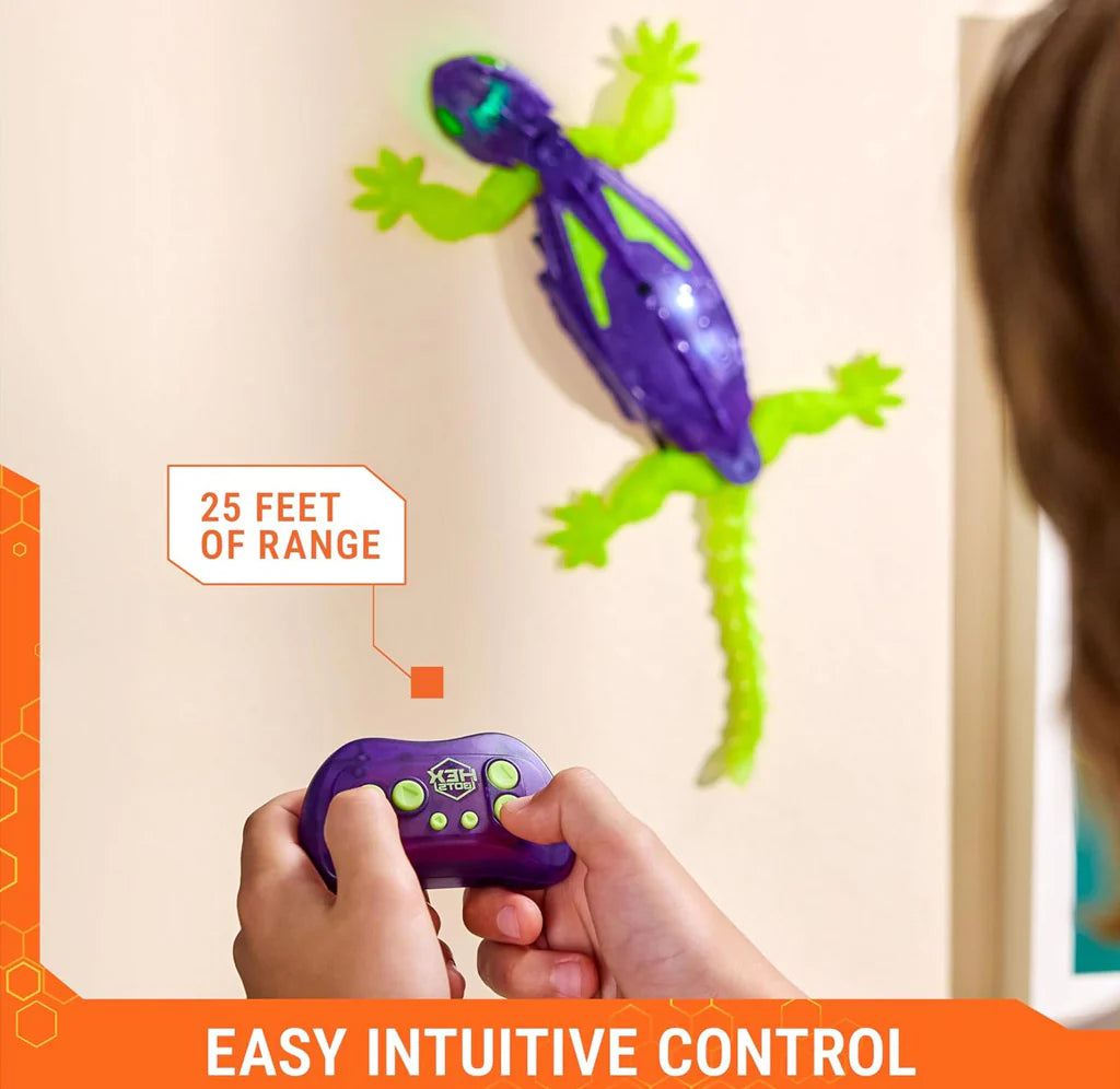 HEX BOTS WALL CRAWLER GLOW-IN-THE-DARK GECKO