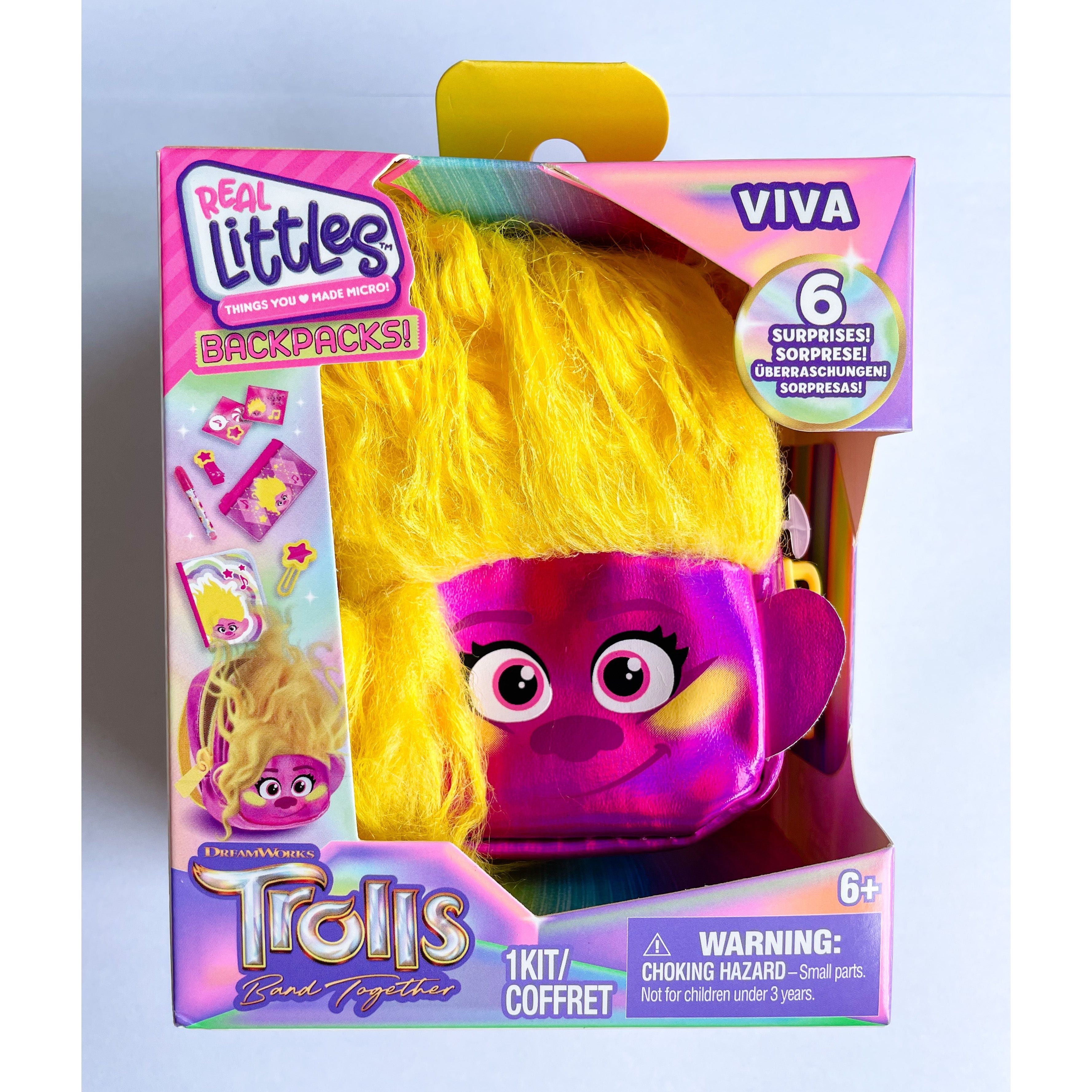 Moose Toys Real Littles Trolls Mini Backpacks - Assorted, 1 ct - Fry's Food  Stores