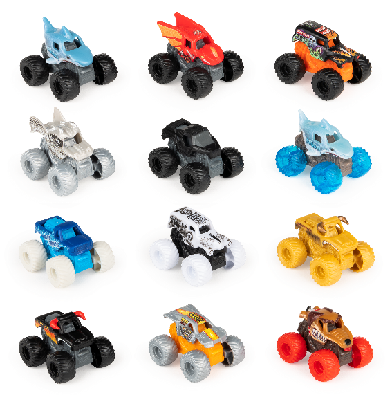 MONSTER JAM MINI SCALE VEHICLES
