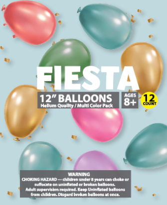 12" Classic Fiesta Assortment