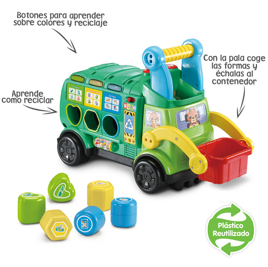 VTech Baby Camión de reciclaje - Juguetes Ecológicos