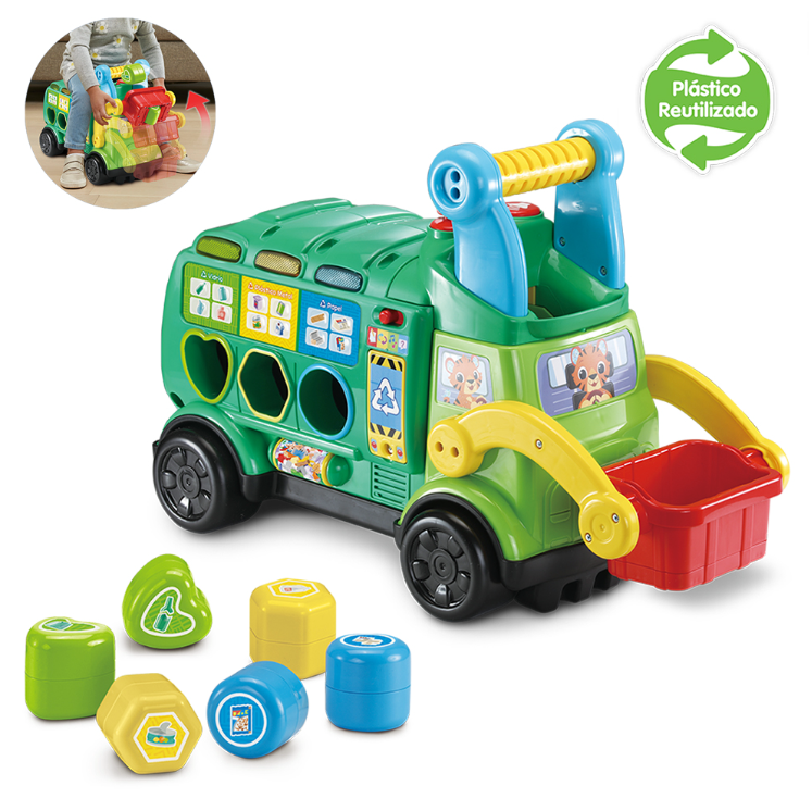VTech Baby Camión de reciclaje - Juguetes Ecológicos