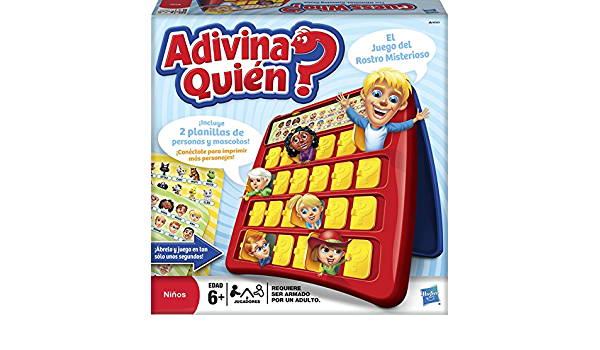 Hasbro Gaming Quién es Quién Juego de Adivinanza para 2 Jugadores a Partir de 6 años de Edad