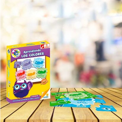 Juego Didactico Aprendiendo Los Colores Bilingue Ronda