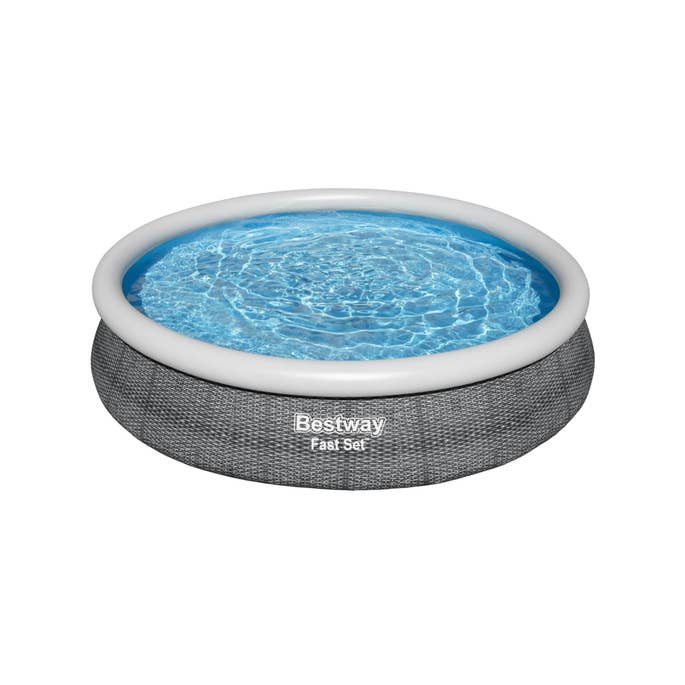 Bestway Fast Set 12’ X 30” Round Inflatable Pool Set