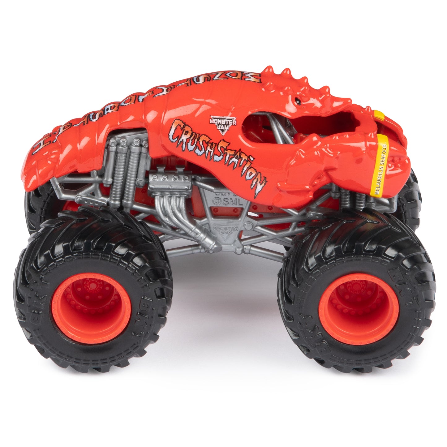 Monster Jam, Official Octon8er Vs. Crushstation Die-Cast Monster Trucks, 1:64 Scale, Kids Toys for Boys Ages 3 and up