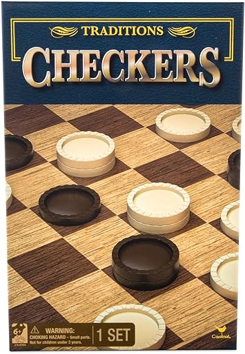 Traditions Checkers Board Game 1 Set
