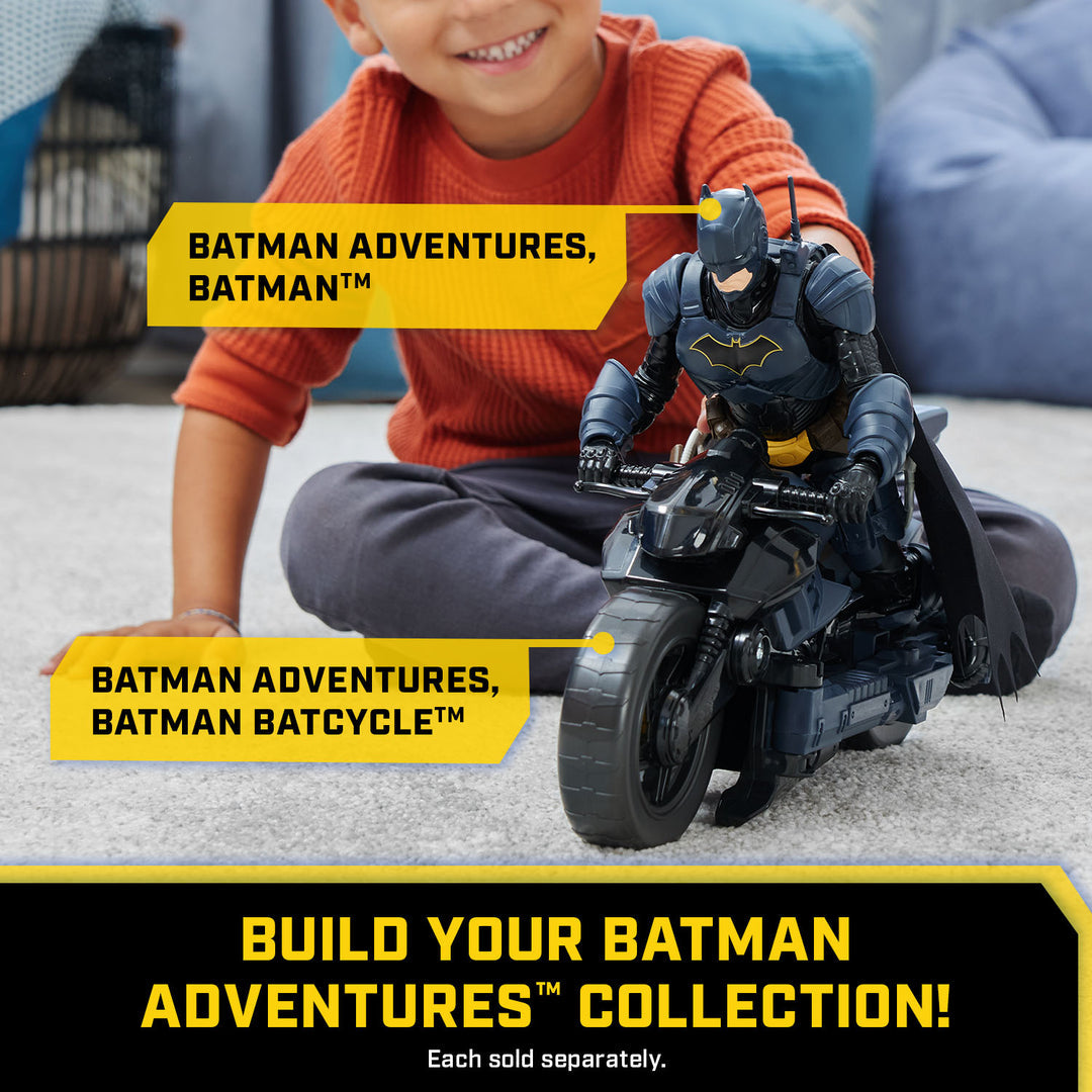12" Batman Batcycle + Accessories – Transforming Batcycle & Batglider Vehicle