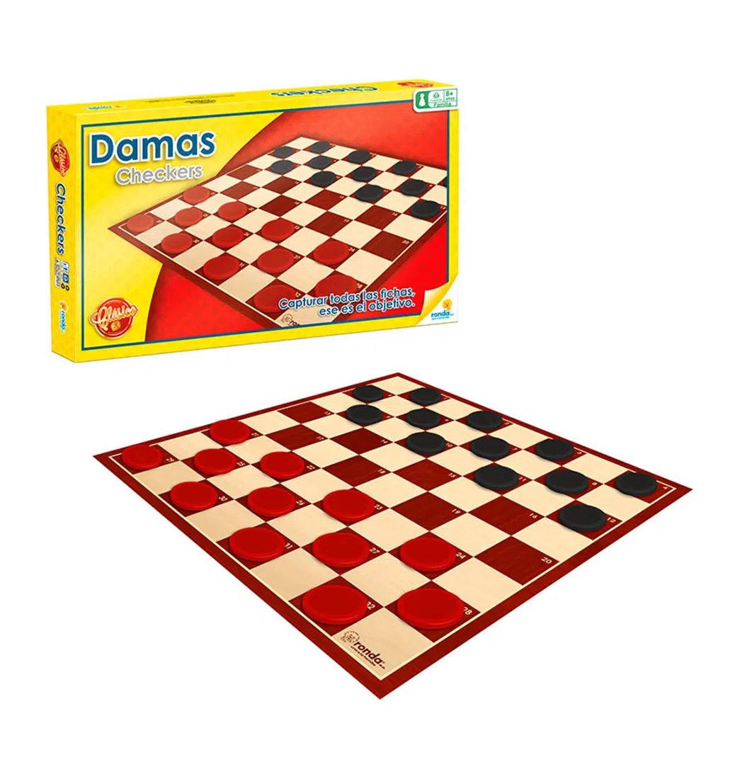 Juego De Mesa Damas Clasico Ronda