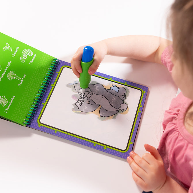 Melissa & Doug On the Go Water WOW! Water‑Reveal Pad – Jungle Travel Activity