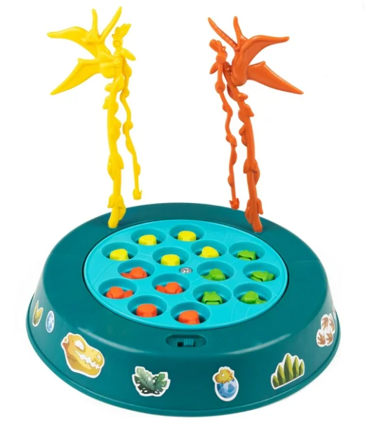Dino Dive Fishing Board Game for Kids and Families, ages 4 and up