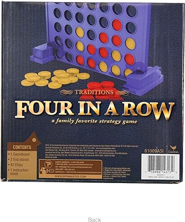 Traditions Four in a Row Board Game