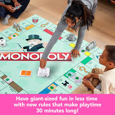 Giant Monopoly Game by Spin Master | Faster, Active Family Board Game