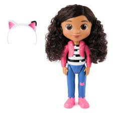 13-Inch Gabby Girl Doll with Removable Kitty Ears Headband & Soft, Styleable Hair – Official Gabby’s Dollhouse Toy for Kids 3+