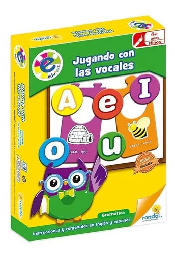JUEGO DIDÁCTICO JUGANDO CON LAS VOCALES