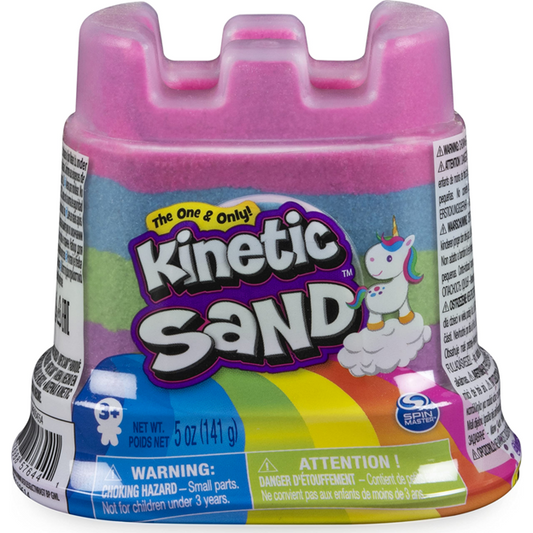 KINETIC SAND RAINBOW CASTLE 4OZ