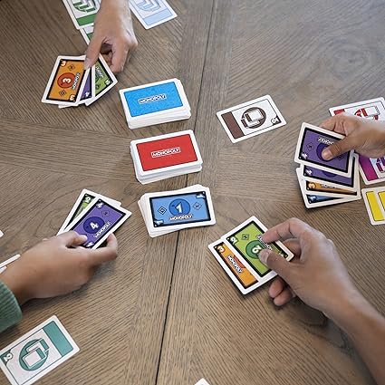 Hasbro Gaming Monopoly Bid Game,Quick-Playing Card Game for 4 Players,Game for Families and Kids Ages 7 and Up