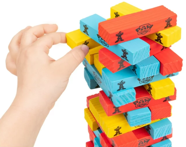 PAW Patrol Jumbling Tower Game, for Families and Kids Ages 5 and up